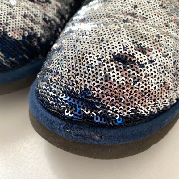 UGG Australia sequin classic short boots size 6 - Picture 5 of 9